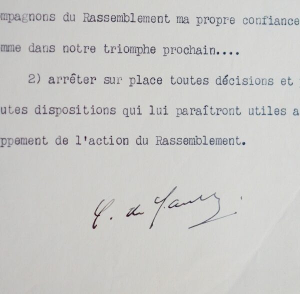 De Gaulle donne ses instructions à Jacques Foccart pour une mission aux Antilles.