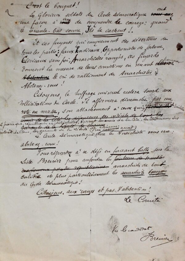 En Isère, Joseph Brenier en appelle au vote socialiste.