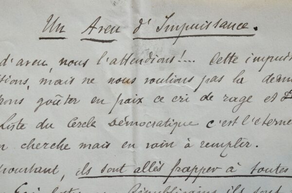En Isère, Joseph Brenier en appelle au vote socialiste.