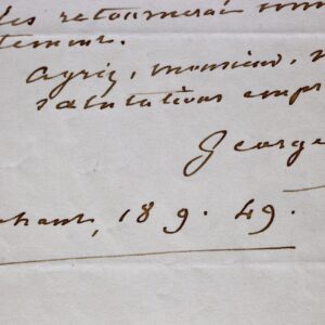 George Sand renvoie les épreuves de François le Champi.