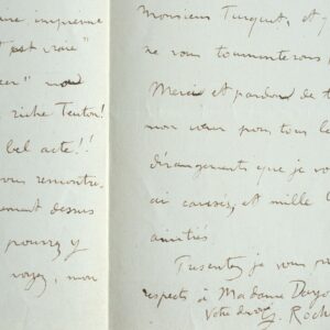 Georges Rochegrosse euphorique après la vente d'un tableau à "un riche Teuton".