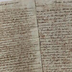 Témoignage sur les événements révolutionnaires dans la Drôme en 1790.