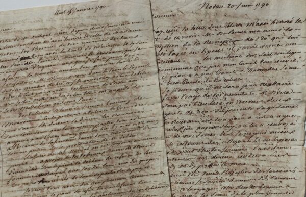 Témoignage sur les événements révolutionnaires dans la Drôme en 1790.