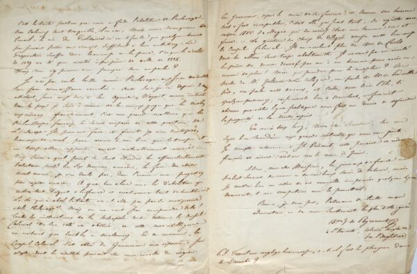 Témoignage sur la situation de l'esclavage en Martinique à la veille de l'abolition.