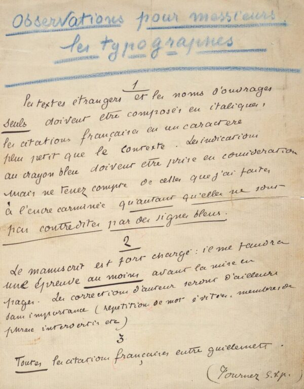 De la prison de la Santé, Laurent Tailhade dirige l'impression de son livre.