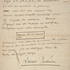 De la prison de la Santé, Laurent Tailhade dirige l'impression de son livre.