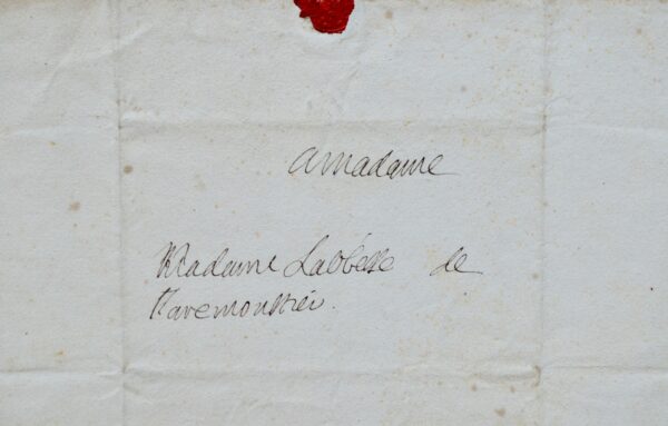 Bossuet rend visite à l'abbaye de Faremoutiers.