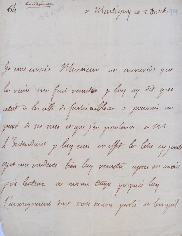 C'est à Fontainebleau de pourvoir au pavage de ses rues, estiment Trudaine et la reine.