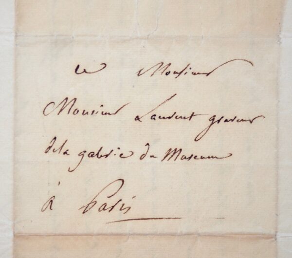 Jacques-Louis David admire le talent de son élève.