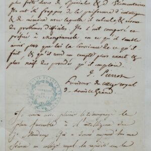 Le calculateur prodige Henri Mondeux reconnu pour ses capacités extraordinaires