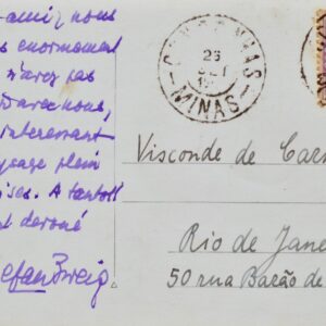 L'une des dernières lettres de Stefan Zweig et Lotte écrite du Brésil.