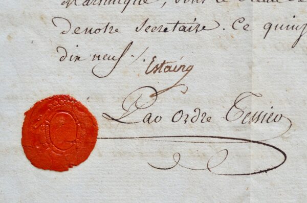 De Martinique, d'Estaing réorganise une compagnie de flibustiers