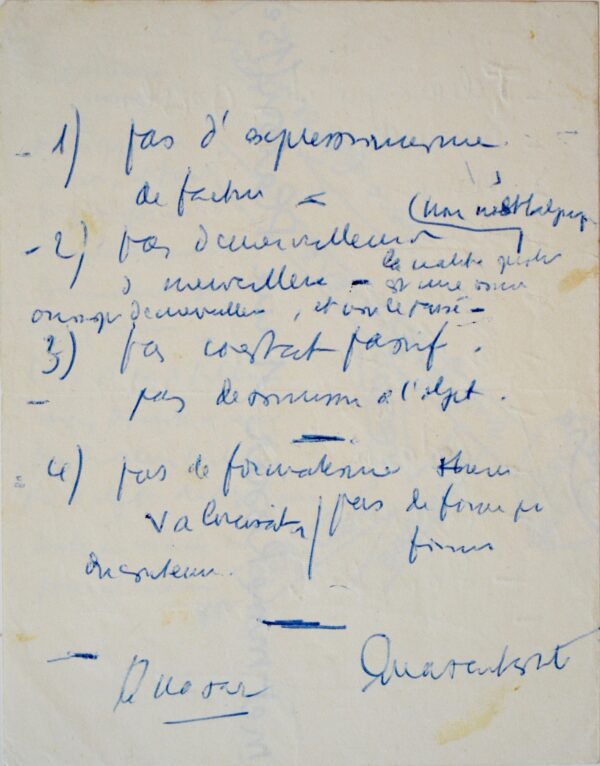 Manuscrits fondateurs du Groupe Européen d'Art Narratif