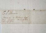 Lettre du maréchal de Matignon pendant les guerres de religion