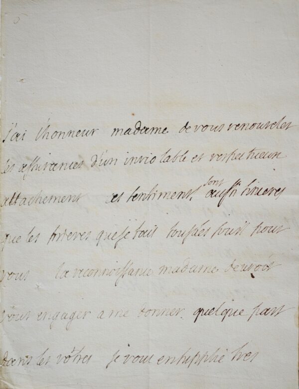 Deux lettres de l'évêque d'Auxerre à Madame de Maintenon