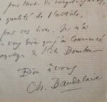 Baudelaire tarde à terminer son article consacré à Guys