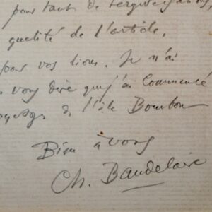 Baudelaire tarde à terminer son article consacré à Guys