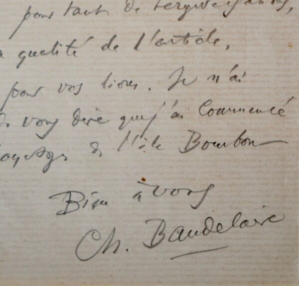 Baudelaire tarde à terminer son article consacré à Guys