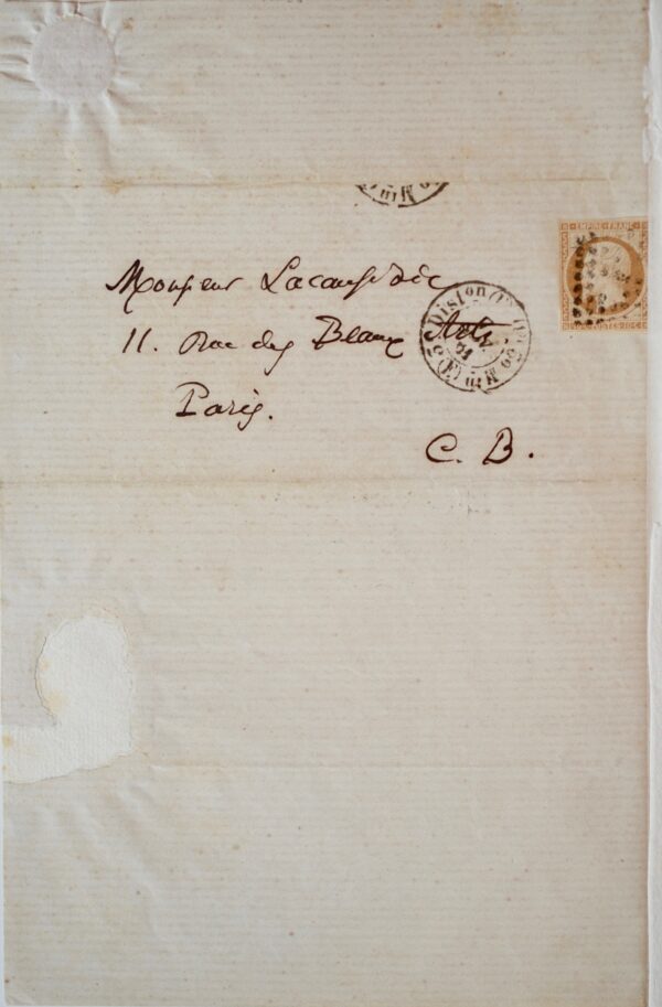 Baudelaire tarde à terminer son article consacré à Guys