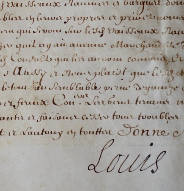 Louis XIV prend des mesures pour le contrôle des marchandises à Smirne