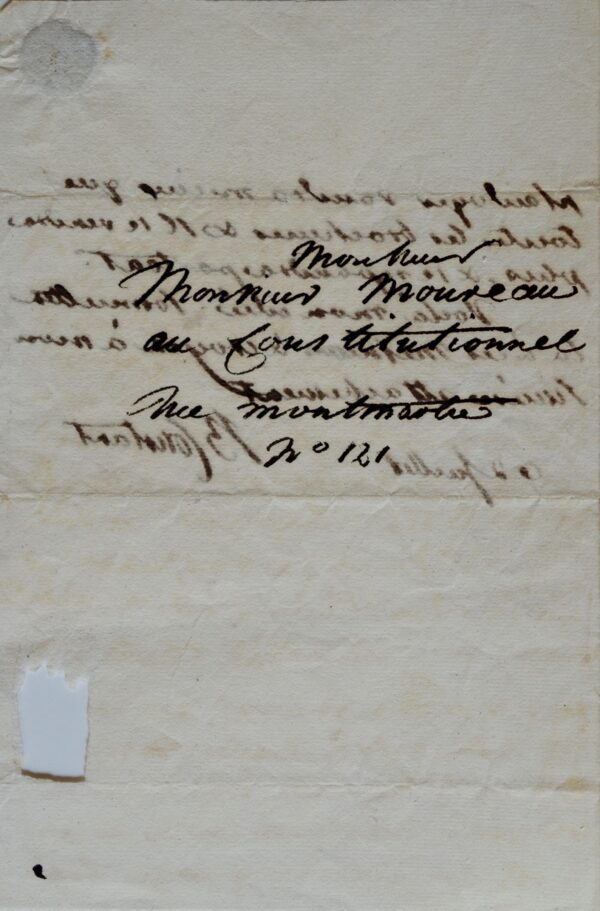 Benjamin Constant se bat contre la censure