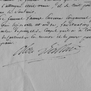 Berthier donne ses instructions à Lannes pendant la campagne d'Egypte