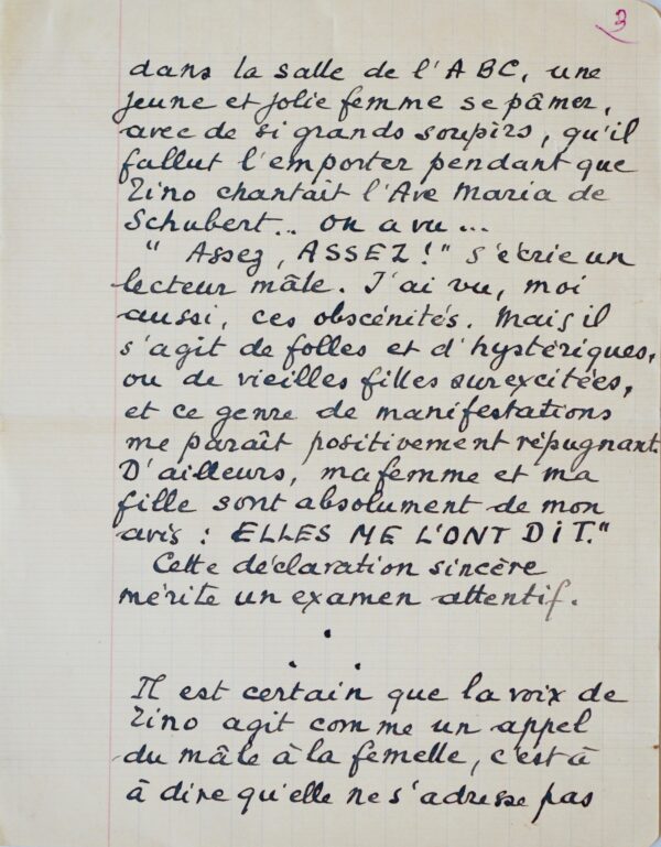 Marcel Pagnol et le pouvoir de séduction de Tino Rossi