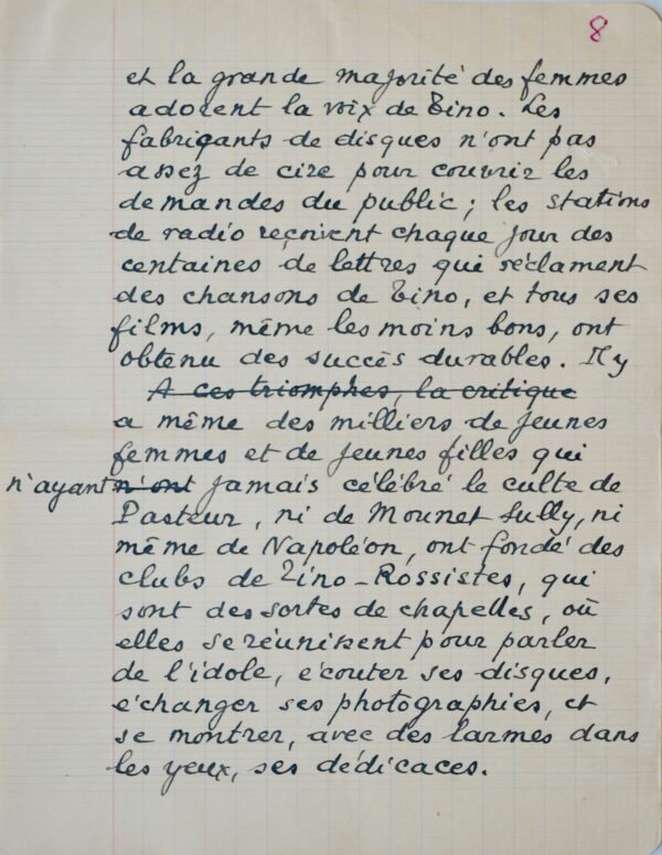 Marcel Pagnol et le pouvoir de séduction de Tino Rossi