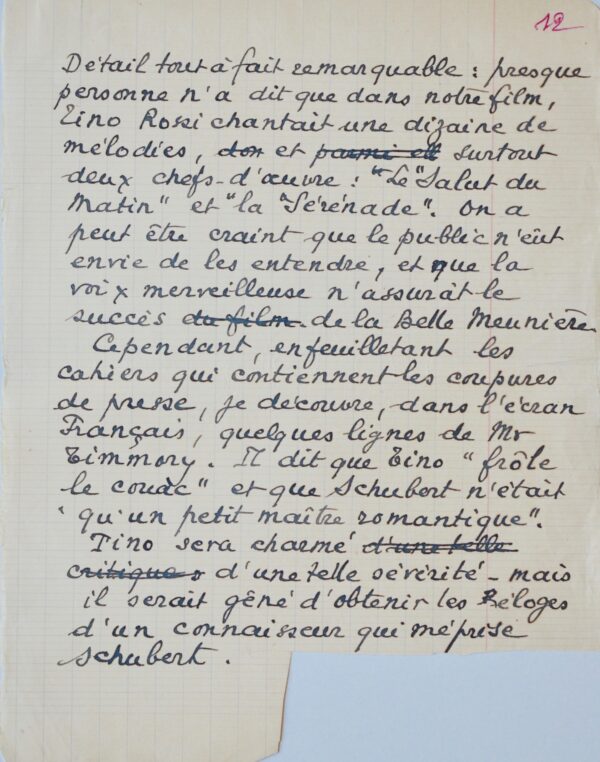 Marcel Pagnol et le pouvoir de séduction de Tino Rossi