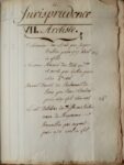 Inventaire manuscrit de bibliothèque par Claude Marin Saugrain le Jeune