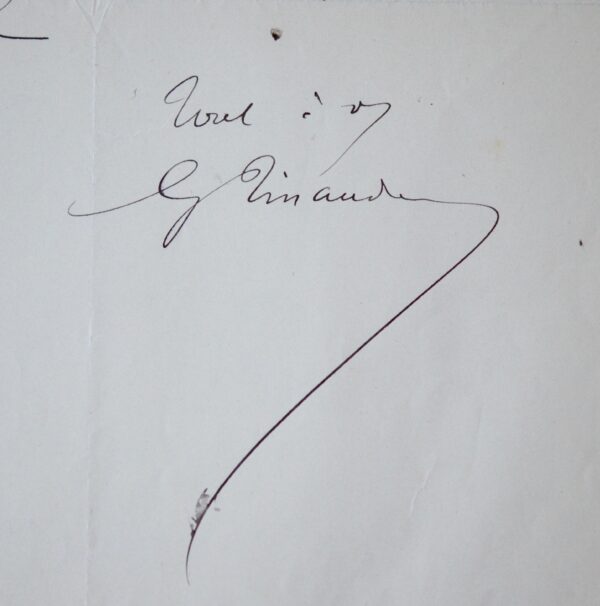 Correspondance de Gaston Tissandier avec Maurice Dreyfous