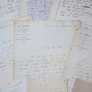 Correspondance de Gaston Tissandier avec Maurice Dreyfous