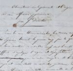 Manuscrit de Joseph Durocher : "De l'origine des eaux sulfureuses pyrénéennes"