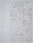 Manuscrit de Joseph Durocher : "De l'origine des eaux sulfureuses pyrénéennes"