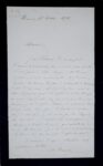 Manuscrit de Joseph Durocher : "De l'origine des eaux sulfureuses pyrénéennes"