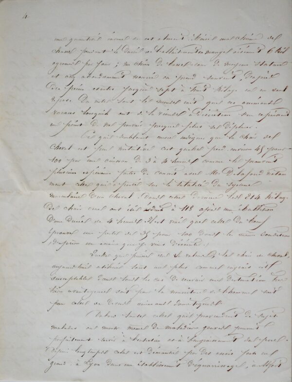 Le vétérinaire Colin parle de la chair du cheval : les prémices des farines animales ?