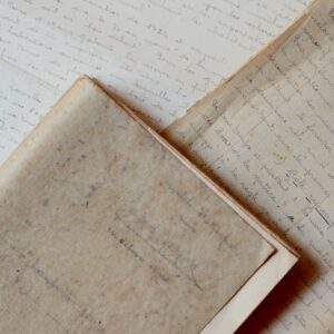 Manuscrit contenant la description des principales essences forestières de la Guadeloupe