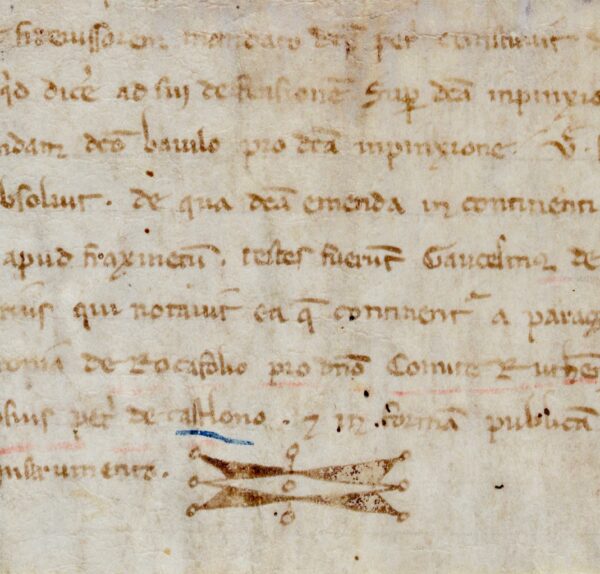 Jugement pour coups et blessures, daté de 1260