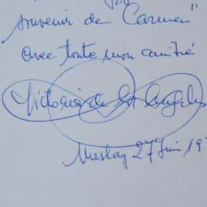 Victoria de los Àngeles interprète Carmen