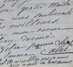 La soprano Emma Calvé écrit à Jules Massenet