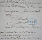 L'imprimeur Marcel vend un Dictionnaire Persan imprimé à Calcutta