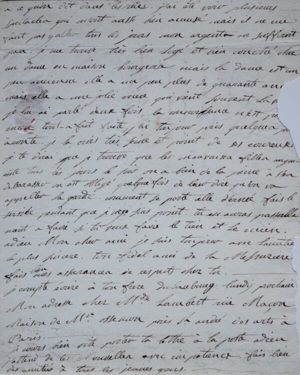 [Aérostation] 1784 : témoignage d'un départ de ballon des Frères Robert