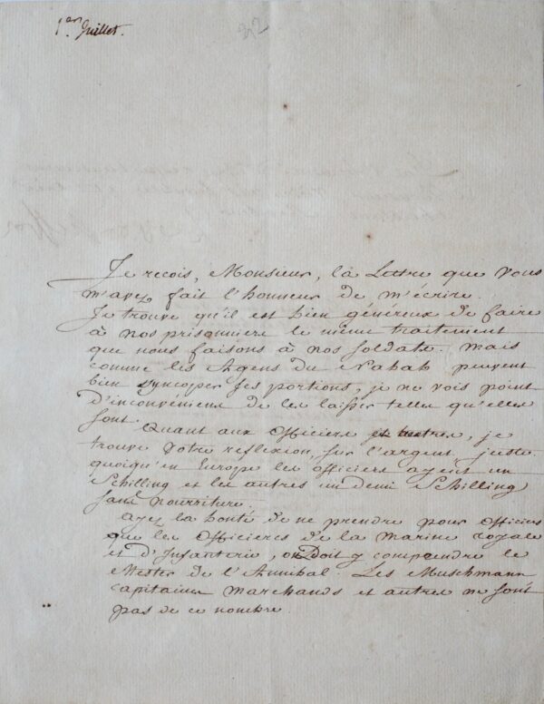 Suffren dirige la flotte française en Inde et manque d'argent