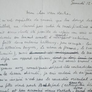 Magritte réalise douze dessins pour Vathek