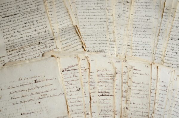 Manuscrit complet de l'ouvrage de Paravey sur les origines hiéroglyphiques