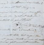 Longue et belle lettre d'excuses de Louise Colet