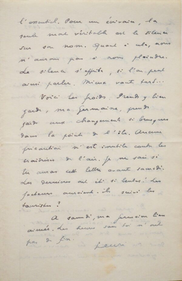 Henri Béraud : manuscrit de Quinze jours avec la mort et documents