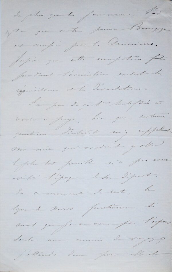 Pendant la Commune Marey essaye "de donner signe de vie scientifique"