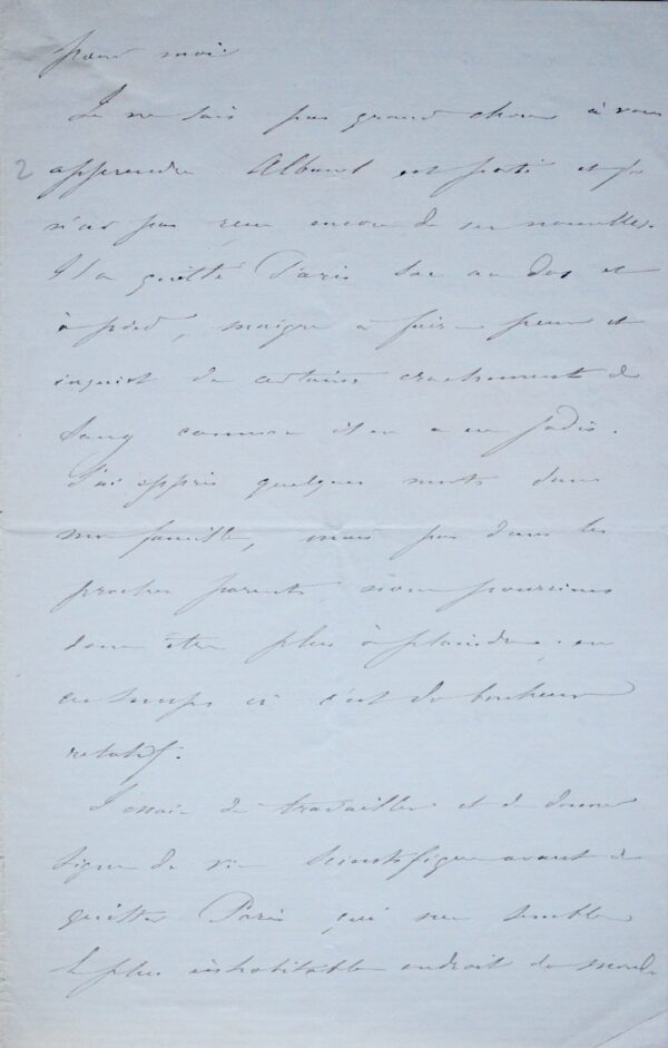 Pendant la Commune Marey essaye "de donner signe de vie scientifique"