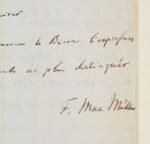 Max Müller héberge le baron de Watteville